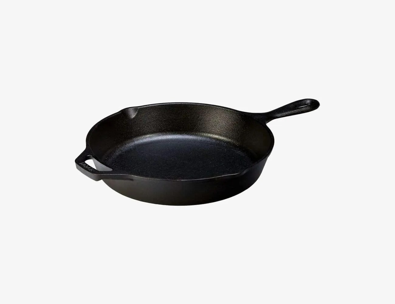 a black cast iron skillet