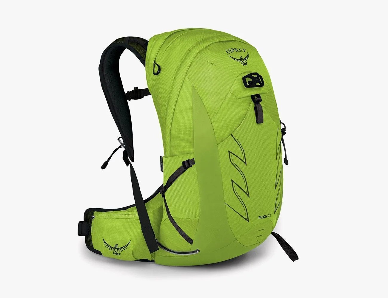 lime green Osprey Talon 22 backpack