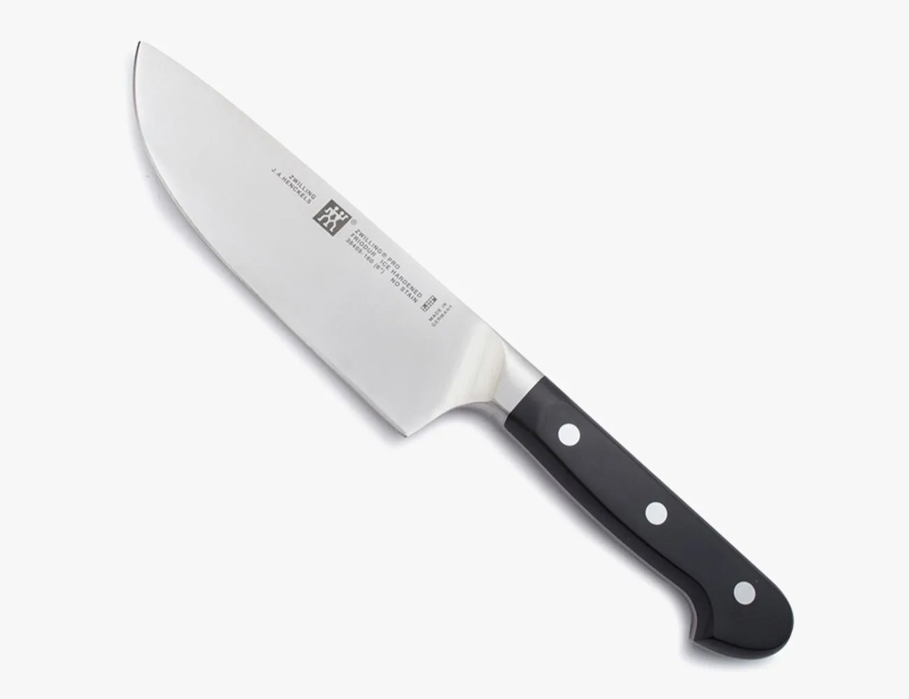 a knife with a handle