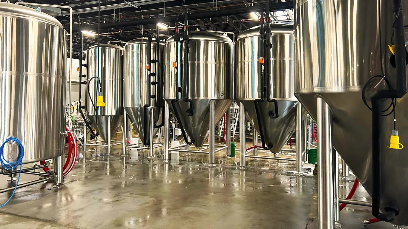 third eye brewing beer brewing tanks