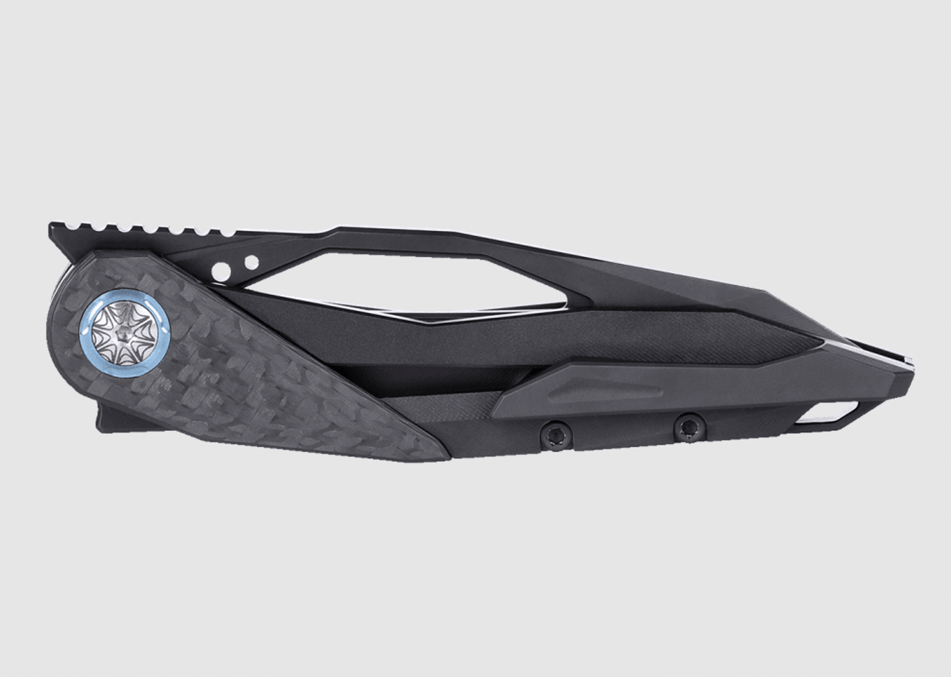 crkt nucleus pocket knife folded